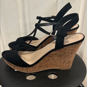 Charles Cork Wedges Size 11